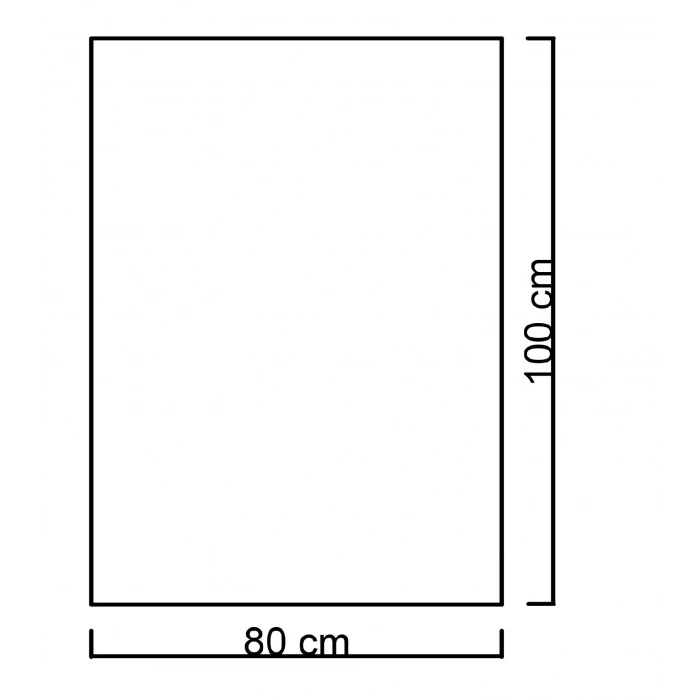 80x100(h) cm Bluetoothlu Buğu Çözücülü Dokunmatik Işıklı Kumlamalı Banyo Aynası