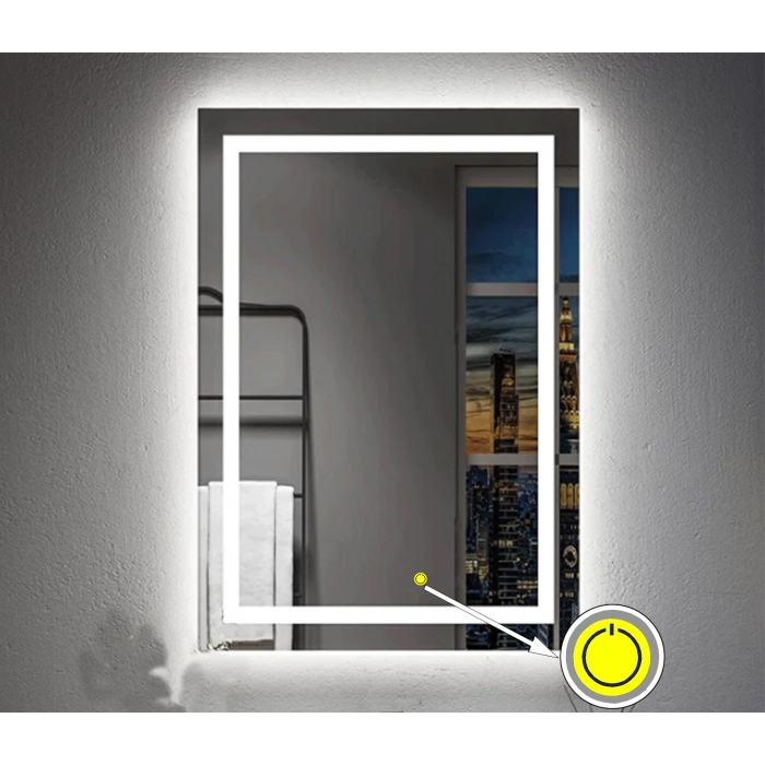 80x120(h) cm Kumlamalı Ledli Banyo Aynası