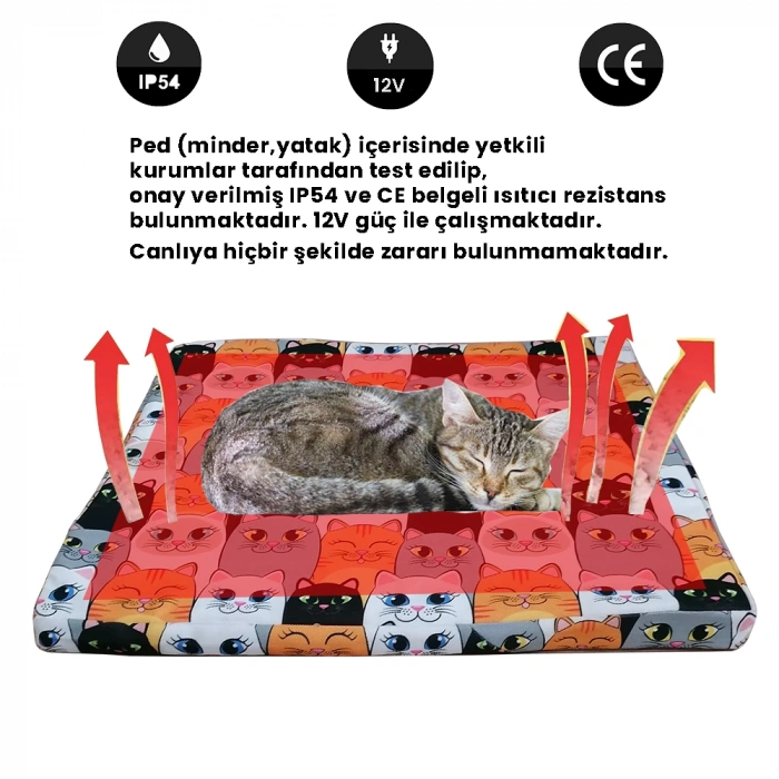 Evcil Hayvan Isıtıcı Yatak 45X50cm