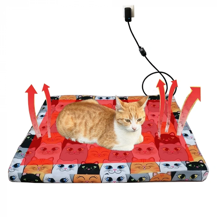 Evcil Hayvan Kedi Köpek Isıtıcı Yatak 45x50cm