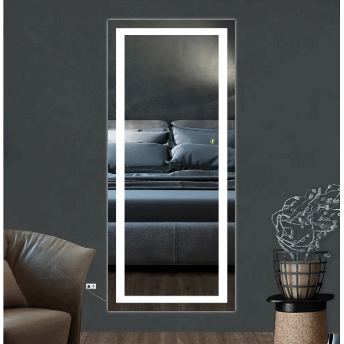 Kumlama Ledli Dokunmatik Tuşlu Boy Aynası 50x150(h)cm