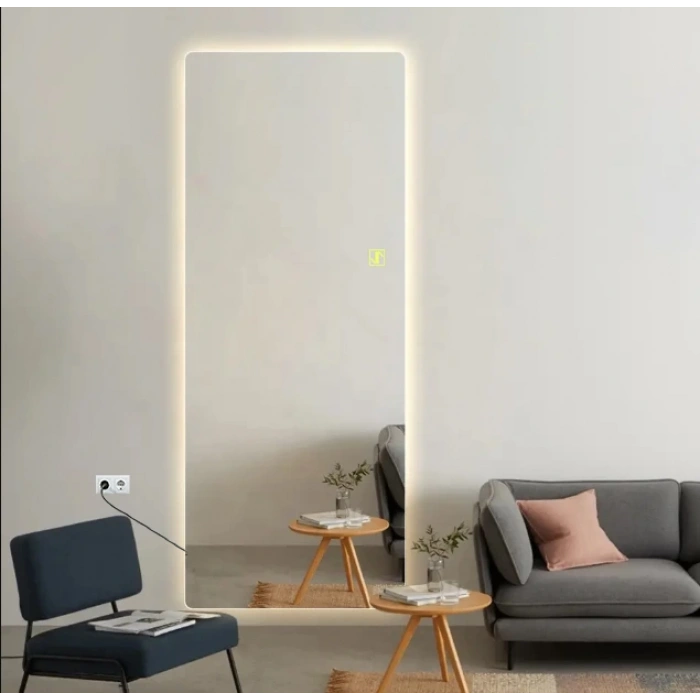 Ledli Dokunmatik Tuşlu Boy Aynası 50x150(h)cm