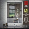 50x70 cm Buğu Çözücülü Dokunmatik Işıklı Kumlamalı Banyo Aynası