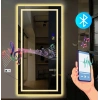 Bluetootlu Kumlama Ledli Dokunmatik Tuşlu Boy Aynası 50x150(h)cm