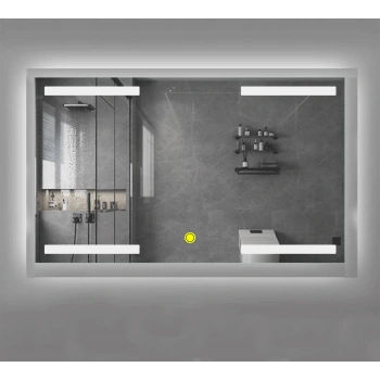 (h)60x80 cm Kumlamalı Ledli Banyo Aynası