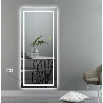 Kumlama Ledli Dokunmatik Tuşlu Boy Aynası 50x150(h)cm