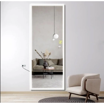 Kumlama Ledli Dokunmatik Tuşlu Boy Aynası 50x150(h)cm