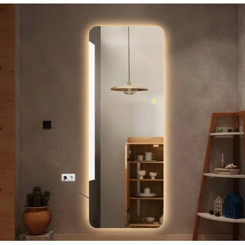 Ledli Dokunmatik Tuşlu Boy Aynası 50x150(h)cm