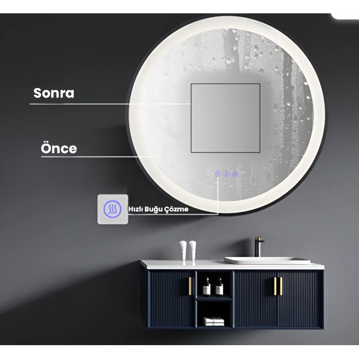 Ayna Buğu Önleyici Isıtıcı Rezistans 12 V -24 DC Oval 30x30 cm