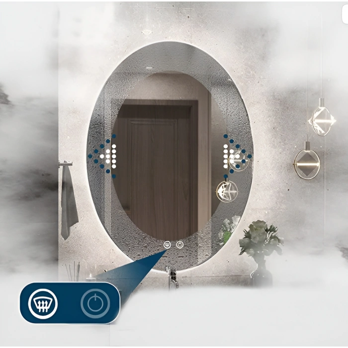 Ayna Buğu Önleyici Isıtıcı Rezistans 110 V - 220 V AC Elips 25x50 cm