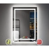 70x120(h) cm Buğu Çözücülü Dokunmatik Işıklı Kumlamalı Banyo Aynası