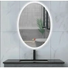 60x80(h) cm Buğu Çözücülü Dokunmatik Işıklı Ledli Elips Banyo Aynası