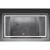 (h)80x100cm Buğu Çözücülü Dokunmatik Işıklı Kumlamalı Banyo Aynası