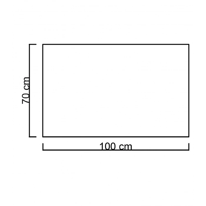 (h)70x100 cm Ledli Banyo Aynası