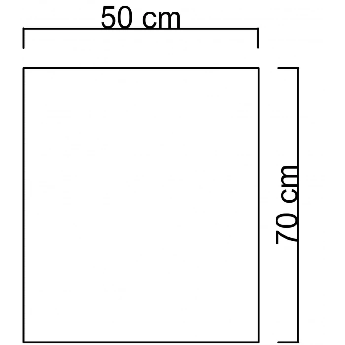50x70(h) cm Bluetoothlu Buğu Çözücülü Dokunmatik Işıklı Kumlamalı Banyo Aynası