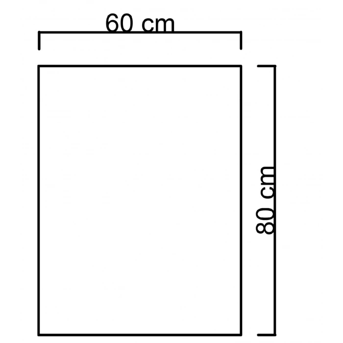 60x80(h) cm Bluetoothlu Buğu Çözücülü Dokunmatik Işıklı Kumlamalı Banyo Aynası