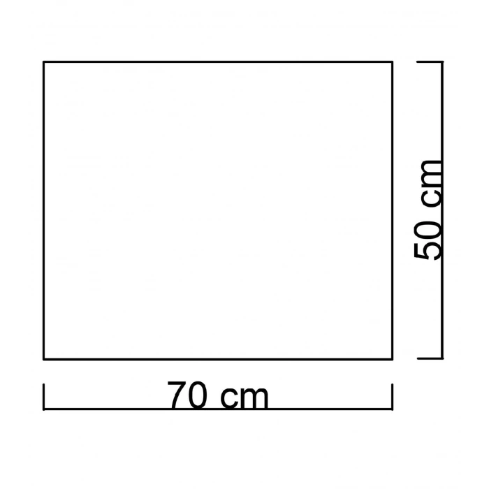 (h)50x70 cm Kumlamalı Ledli Banyo Aynası