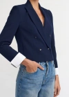 Kontrast Manşetli Blazer Ceket-Açık Laci