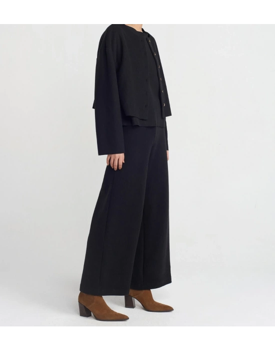 Fitilli hırka pantolon takım