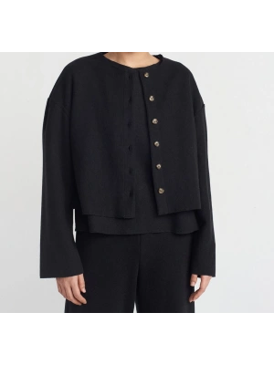 Fitilli hırka pantolon takım