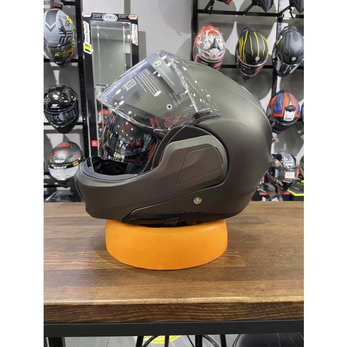 HJC F100 KASK SEMI FLAT TITANIUM modüler kask