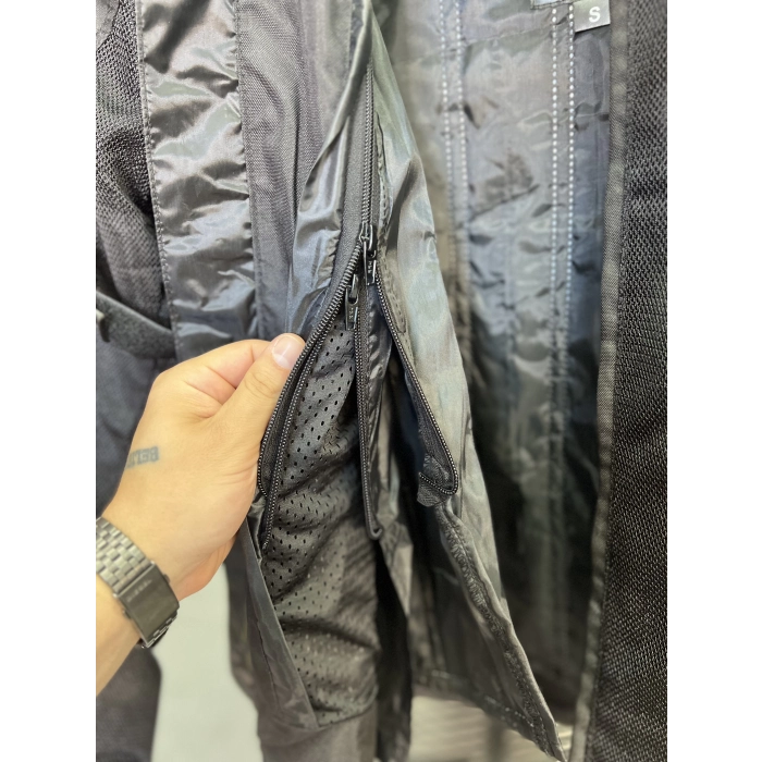 4 Mevsim 2 Katman Astarlı Fileli Motorcu Montu