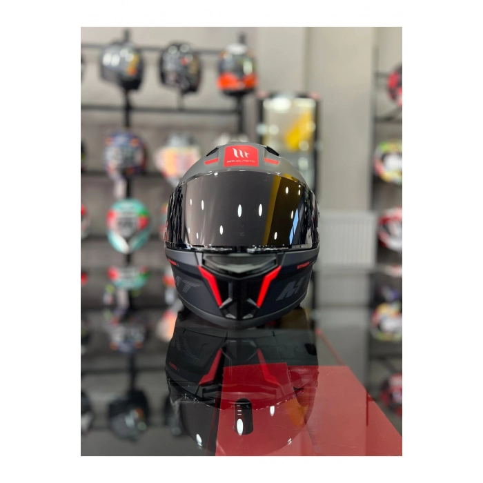 Helmets Stinger 2 Mat Siyah Şeffaf Vizörlü