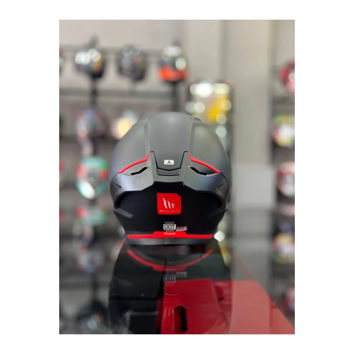 Helmets Stinger 2 Mat Siyah Şeffaf Vizörlü
