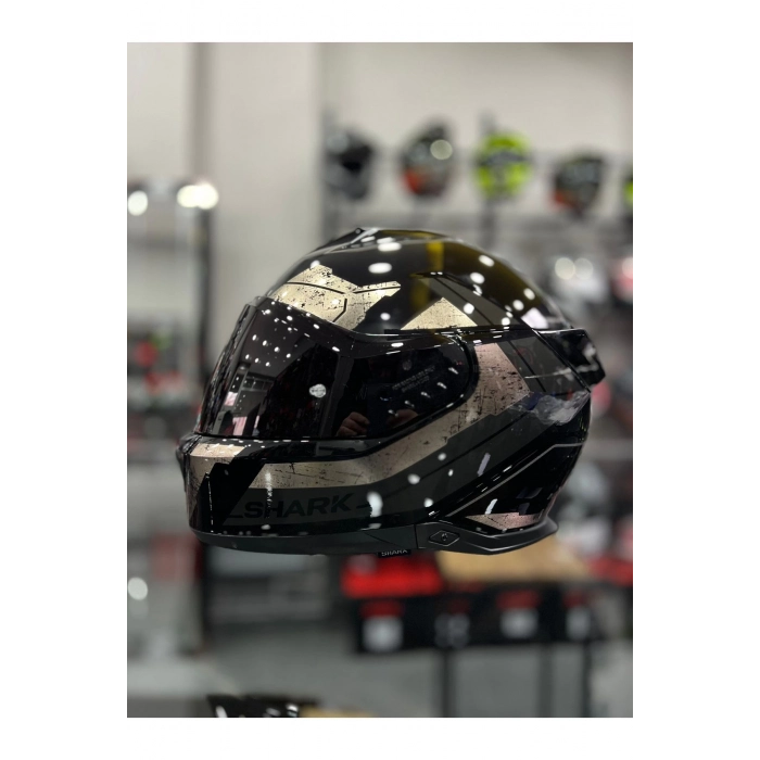 Skwal İ3 Rhad Siyah Bronz Şeffaf Vizörlü Kask