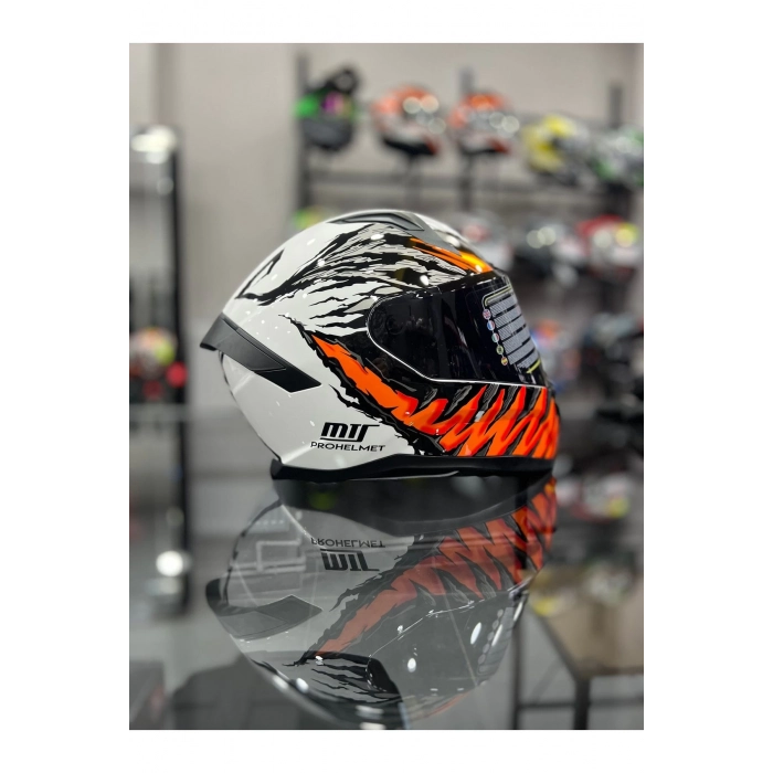 PROHELMETS INSECT FULL FACE KASK ( ŞEFFAF VİZÖR )
