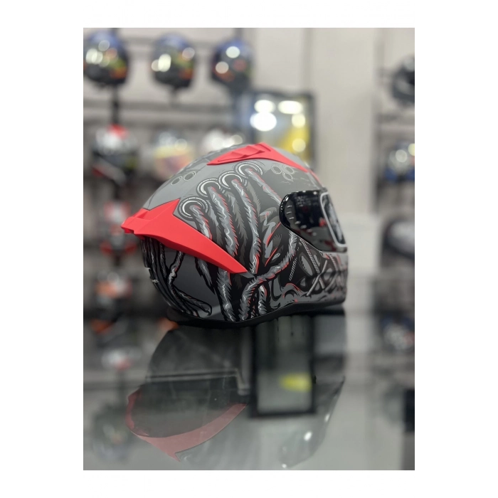 Matt Dreka Dark Vizör Kask