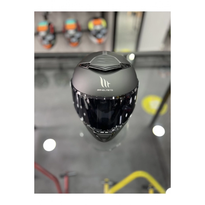 Helmets Thunder 4 Matt Black Kask Şeffaf Vizörlü