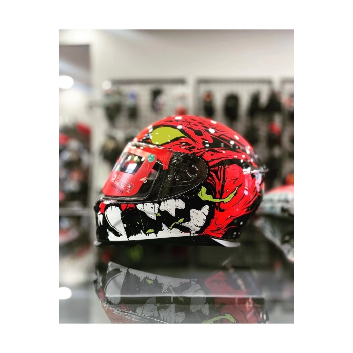 Eagle Gloss Kırmızı Kask