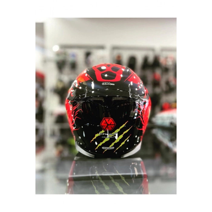 Eagle Gloss Kırmızı Kask