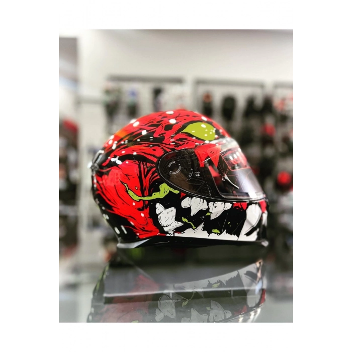 Eagle Gloss Kırmızı Kask