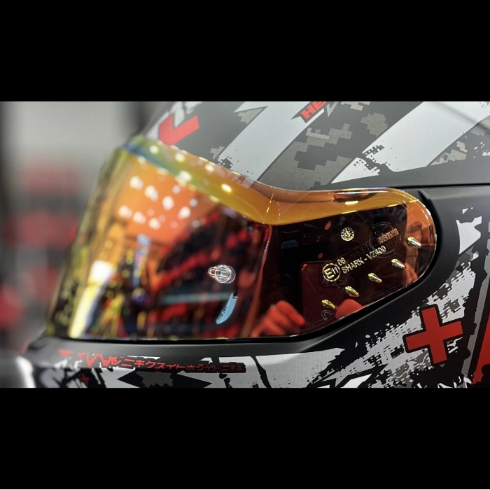 Skwal İ3 /D-Skwal3 / Rıdıll 2 Kask Camı Vz40010 kırmızı