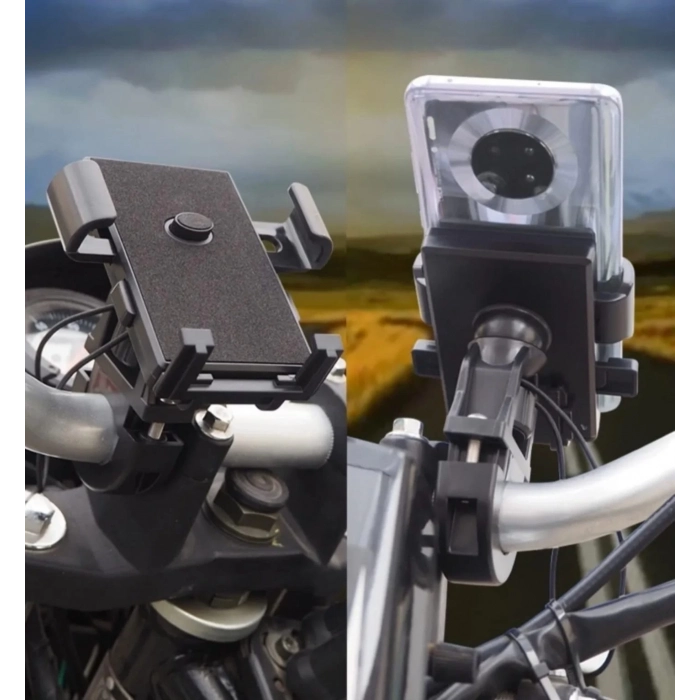 Telefon Tutucu Pratik Tuşlu Ayna Bağlantılı