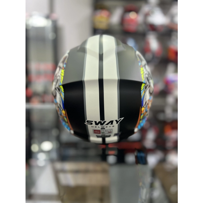 SW 765 KONG SİYAH SARI GÜNEŞ VİZÖRLÜ