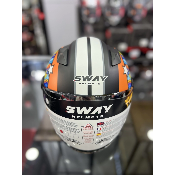 SW 765 KONG SİYAH SARI GÜNEŞ VİZÖRLÜ