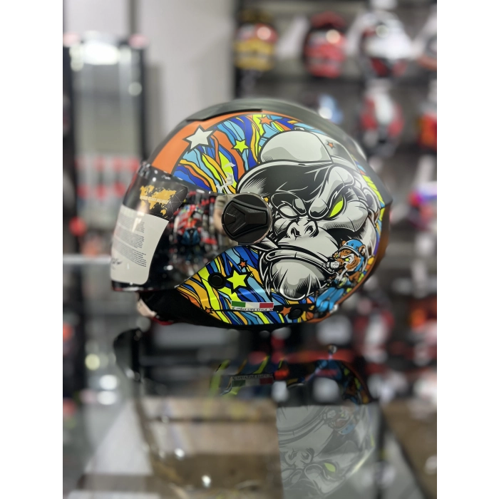 SW 765 KONG SİYAH SARI GÜNEŞ VİZÖRLÜ