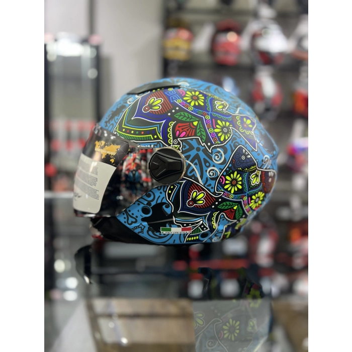 SW 765 SPIRING MAVİ BEYAZ GÜNEŞ VİZRÖLÜ