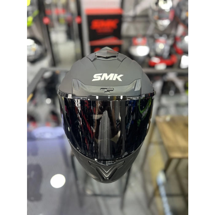 Typhoon Solıd Mat Kapalı Kask Şeffaf Vizörlü