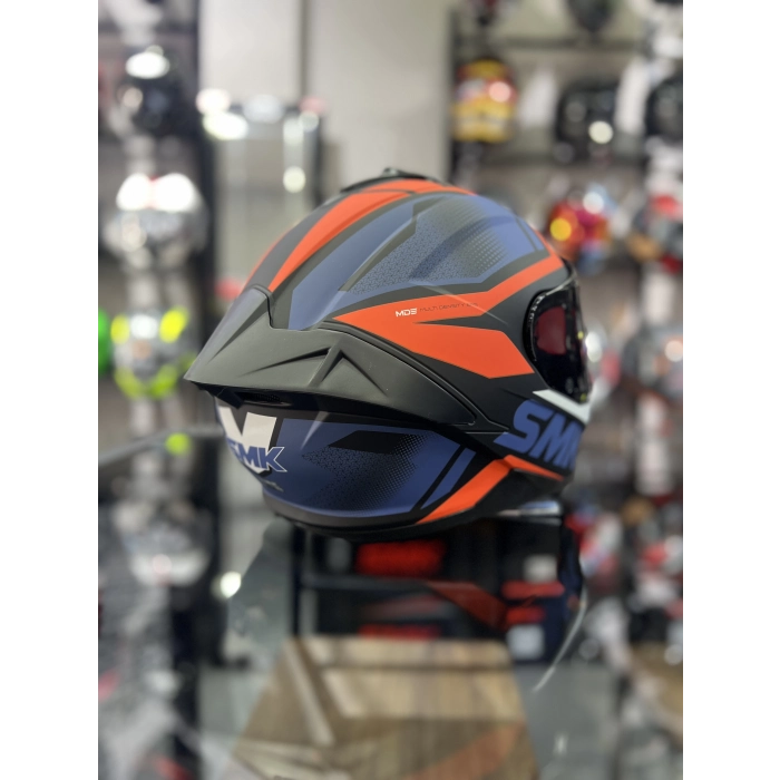 Typhoon Thorn Turuncu Kapalı Kask Şeffaf Vizörlü