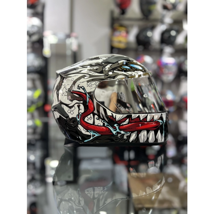 820 Beast Gümüş Vizör