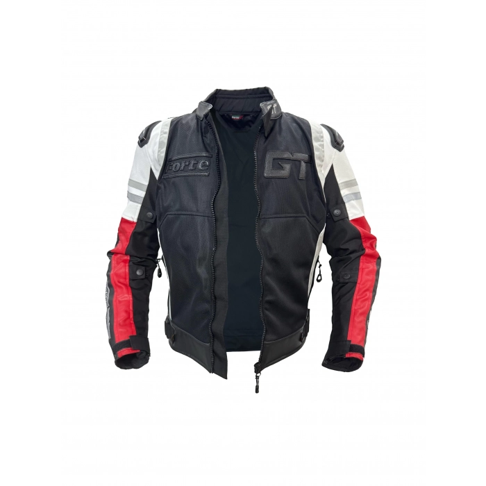 TITAN Red Black 4 Mevsim Motorcu Montu