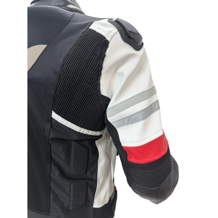 TITAN Red Black 4 Mevsim Motorcu Montu