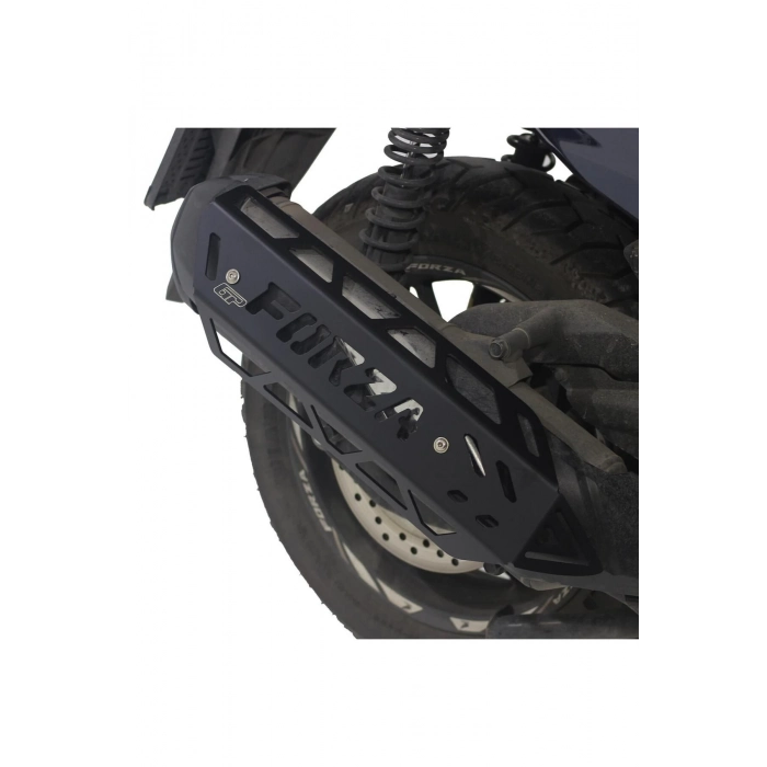 Gp Kompozit Honda Forza 250 2018-2020 Uyumlu Egzoz Koruma Kapağı Siyah