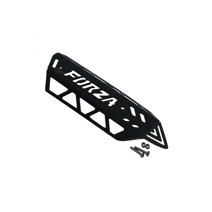 Gp Kompozit Honda Forza 250 2018-2020 Uyumlu Egzoz Koruma Kapağı Siyah