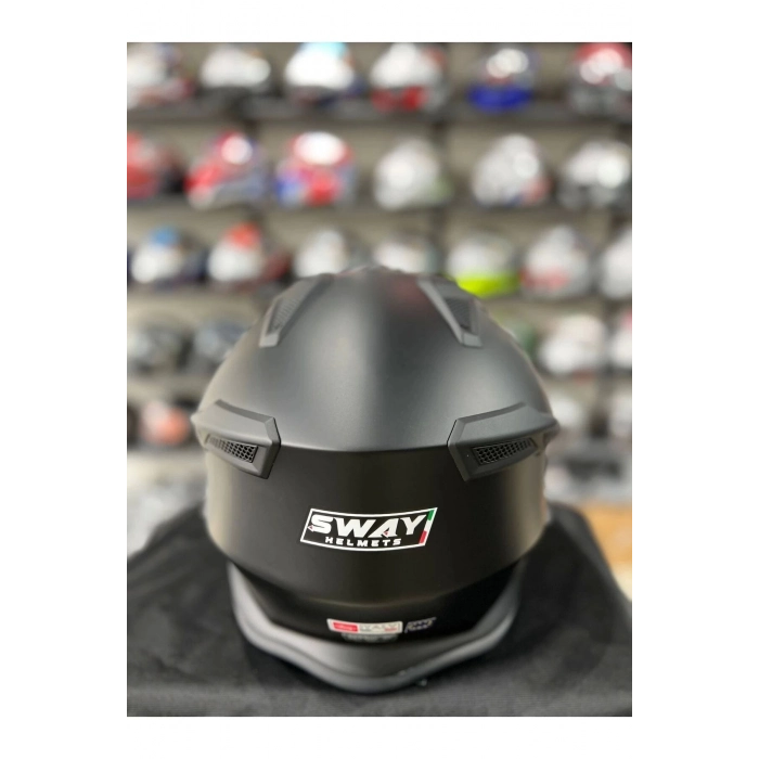 Sw 726 X Tokyo Siyah Motosiklet Kask