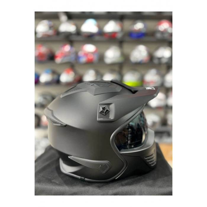 Sw 726 X Tokyo Siyah Motosiklet Kask